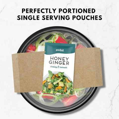 Honey Ginger Low-Calorie Dressing Packets