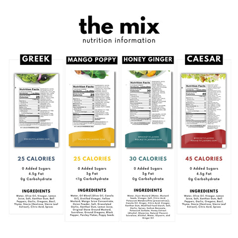 "The Mix" Variety Dressing Pack - 32 Count